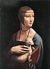 Leonardo da Vinci Portrait of Cecilia Gallerani painting
